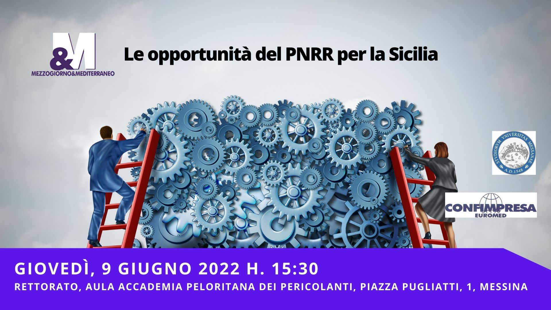 Le opportunità del PNRR per la Sicilia: convegno del 9 giugno all’Università di Messina